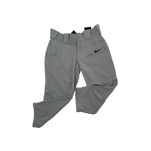 Nike Softball Pants Womens Small Stretch Slim Fit Button Swoosh Athleticwear NEW - Picture 5 of 11